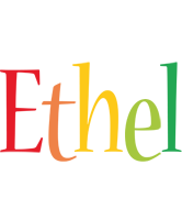 Ethel birthday logo
