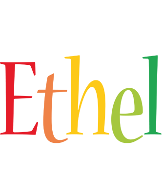 Ethel birthday logo