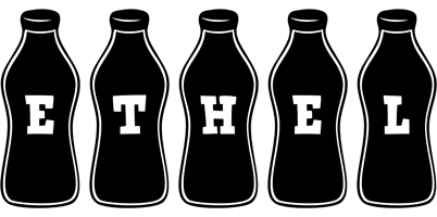 Ethel bottle logo