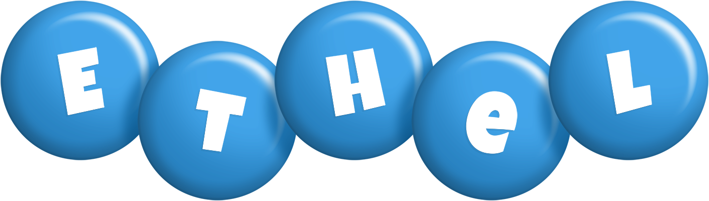Ethel candy-blue logo
