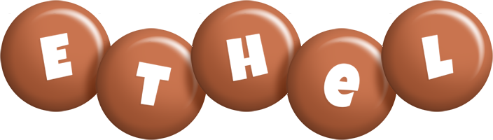 Ethel candy-brown logo