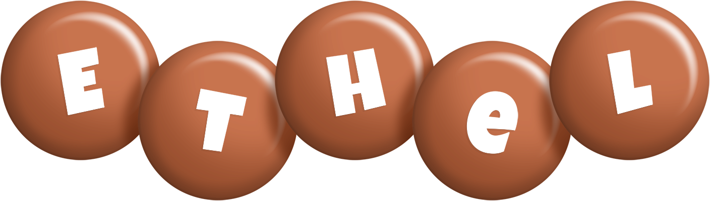 Ethel candy-brown logo