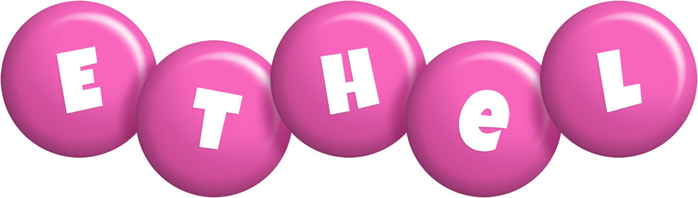 Ethel candy-pink logo
