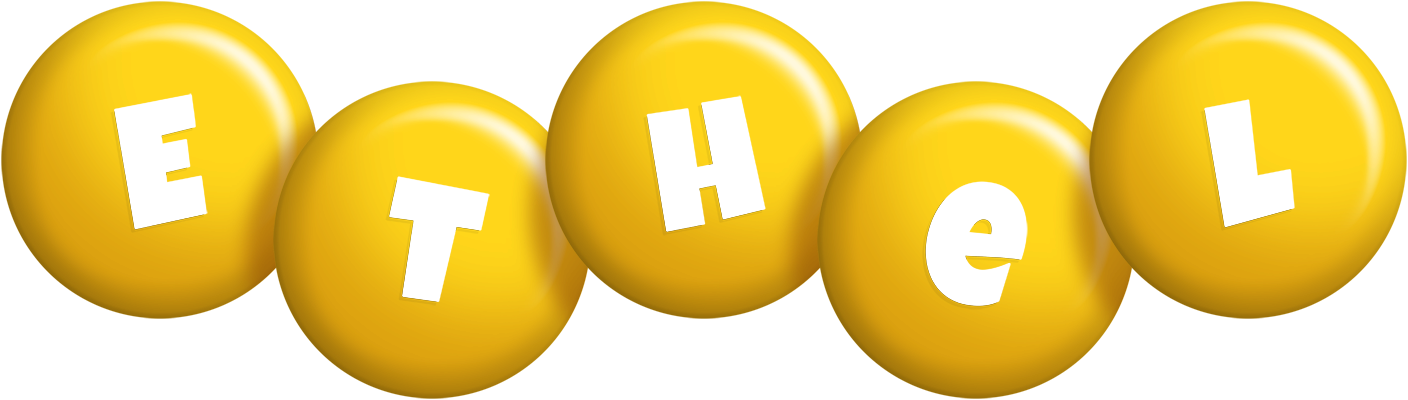 Ethel candy-yellow logo
