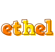 Ethel desert logo