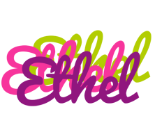 Ethel flowers logo