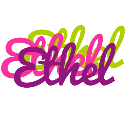 Ethel flowers logo