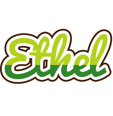 Ethel golfing logo