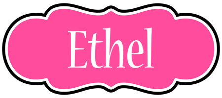 Ethel invitation logo