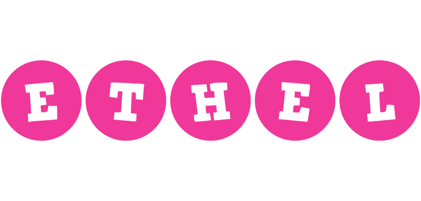 Ethel poker logo