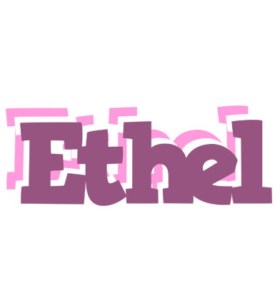 Ethel relaxing logo