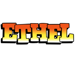 Ethel sunset logo