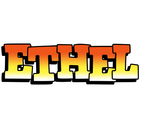 Ethel sunset logo
