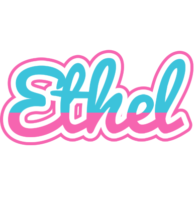 Ethel woman logo