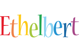 Ethelbert birthday logo