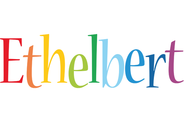 Ethelbert birthday logo