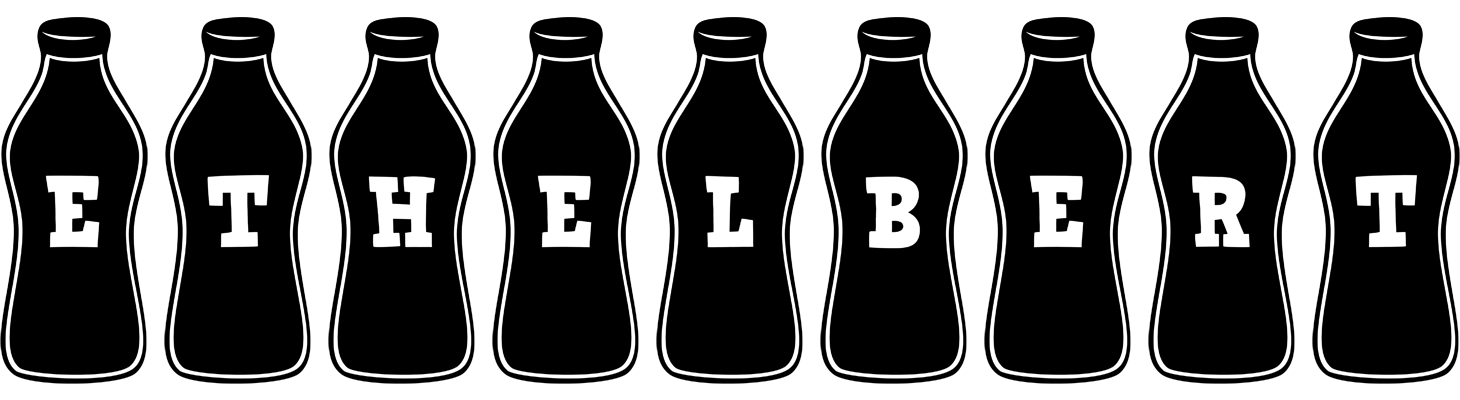 Ethelbert bottle logo