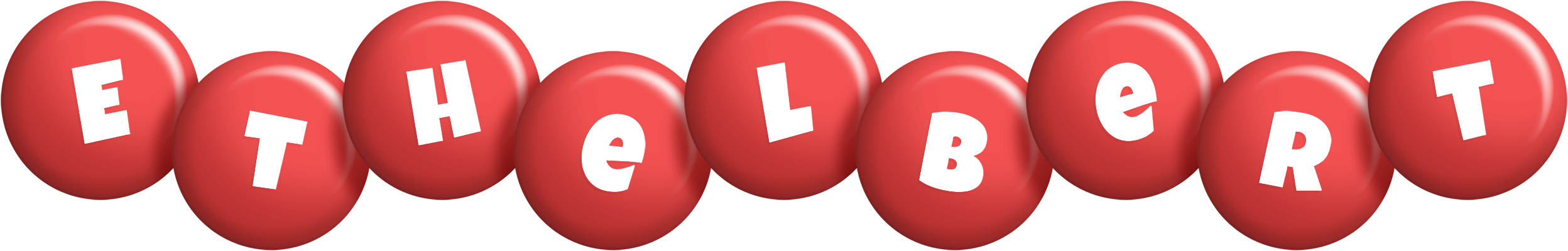 Ethelbert candy-red logo