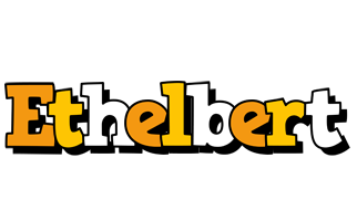 Ethelbert cartoon logo