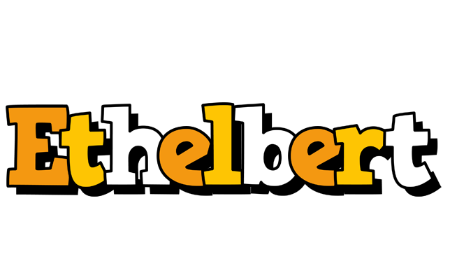 Ethelbert cartoon logo
