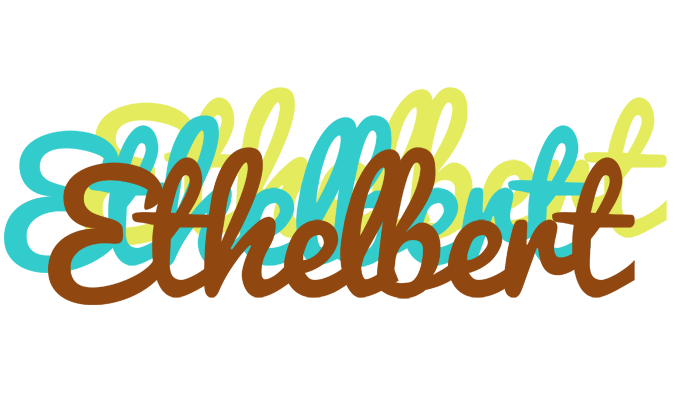 Ethelbert cupcake logo