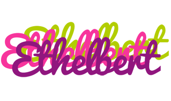 Ethelbert flowers logo