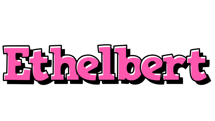 Ethelbert girlish logo