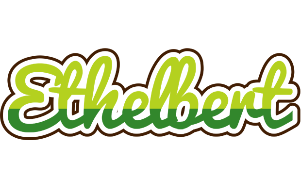 Ethelbert golfing logo
