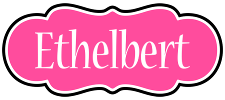 Ethelbert invitation logo