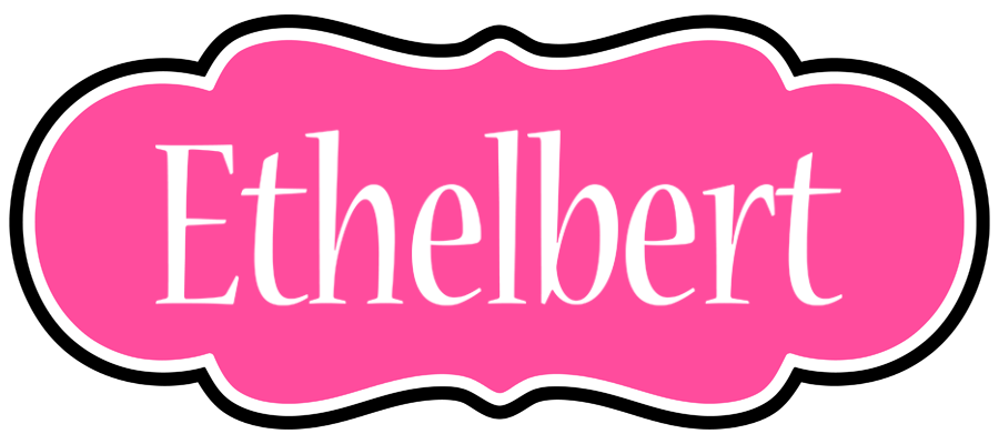 Ethelbert invitation logo