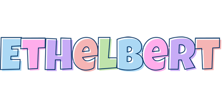 Ethelbert pastel logo