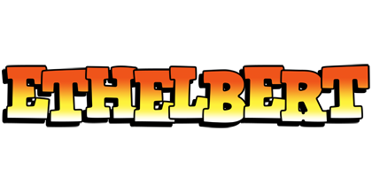 Ethelbert sunset logo