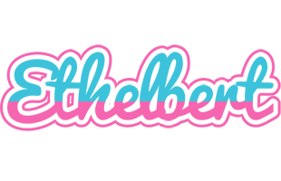 Ethelbert woman logo