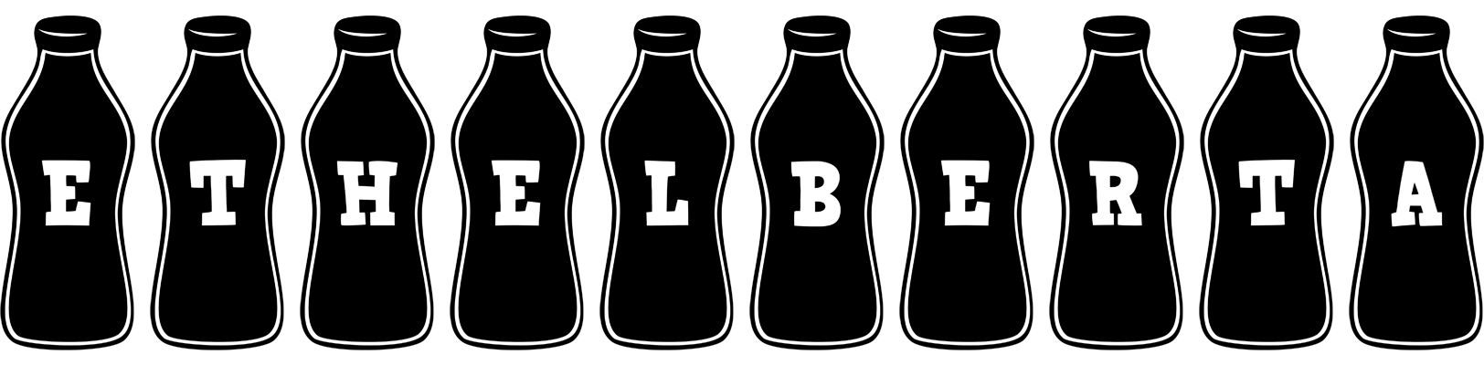 Ethelberta bottle logo