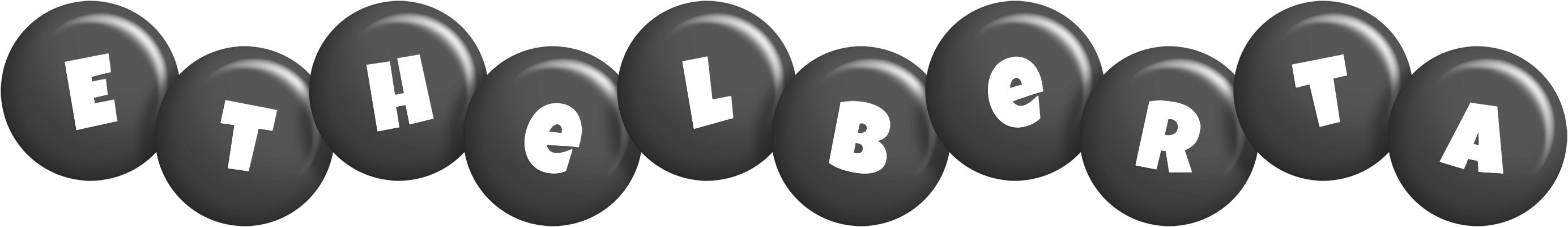 Ethelberta candy-black logo