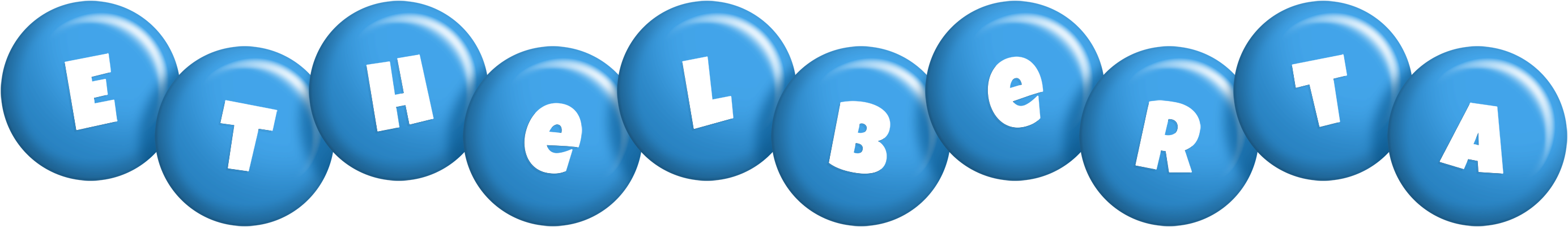 Ethelberta candy-blue logo