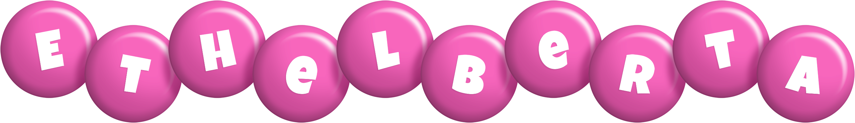 Ethelberta candy-pink logo