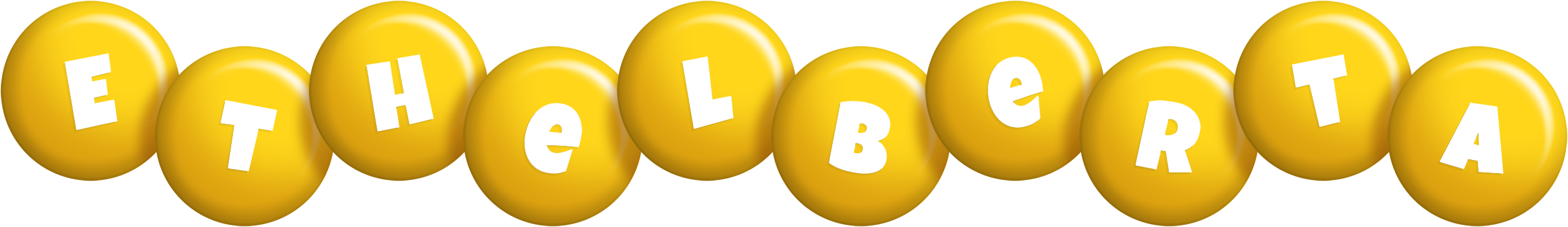 Ethelberta candy-yellow logo