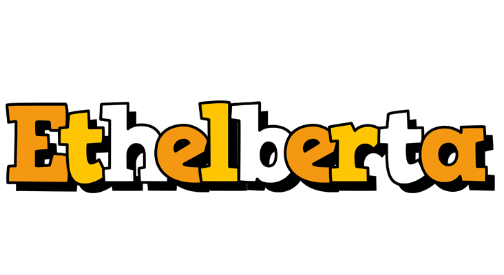 Ethelberta cartoon logo