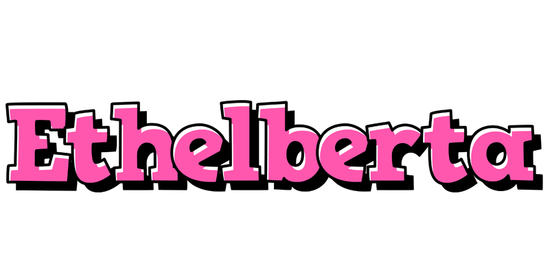 Ethelberta girlish logo