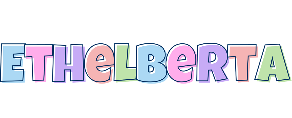Ethelberta pastel logo