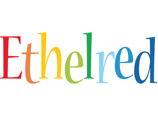 Ethelred birthday logo