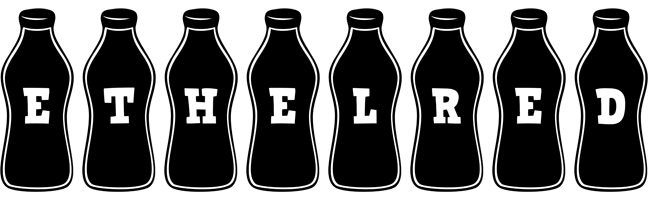 Ethelred bottle logo