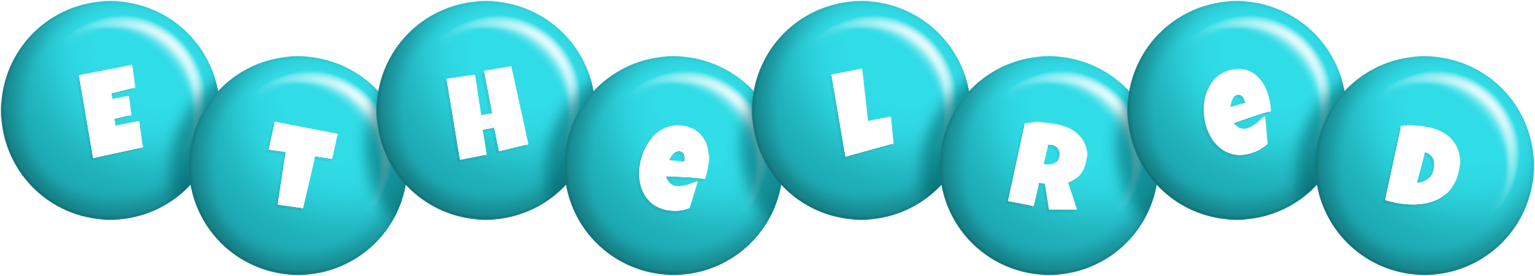 Ethelred candy-azur logo