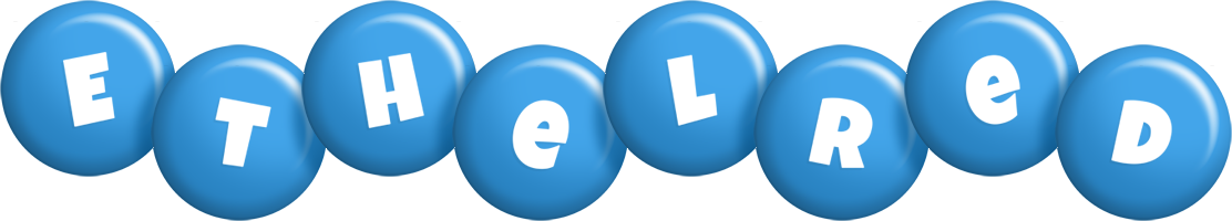 Ethelred candy-blue logo