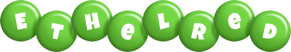 Ethelred candy-green logo