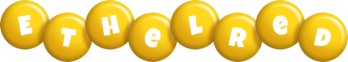 Ethelred candy-yellow logo