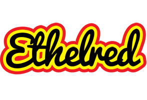 Ethelred flaming logo