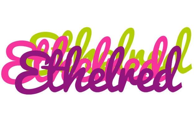 Ethelred flowers logo