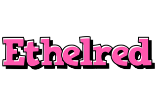 Ethelred girlish logo